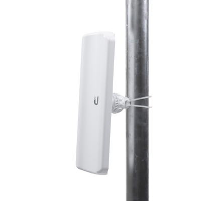 UBIQUITI - Estación Base 2x2 MIMO airMAX LiteAP AC hasta 450 Mbps, 5 GHz (5150 - 5875 MHz) con antena integrada de 17 dBi y cobertura de 90 grados con GPS Sync