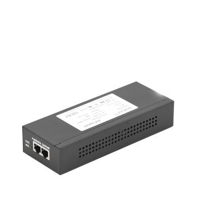 HIKVISION - Inyector Super Hi-PoE / 56 Vcc / 30 Watts / Para Domos HIKVISION PTZ / IP (-AE / DE) / Soporta 802.3 af /at / Para Aplicaciones de CCTV