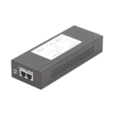 HIKVISION - Inyector Super Hi-PoE / 56 Vcc / 30 Watts / Para Domos HIKVISION PTZ / IP (-AE / DE) / Soporta 802.3 af /at / Para Aplicaciones de CCTV