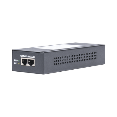 HIKVISION - Inyector Super Hi-PoE / 56 Vcc / 60 Watts / Para Domos HIKVISION PTZ / IP (-AE / DE) / Soporta 802.3 af / at / Para Aplicaciones de CCTV