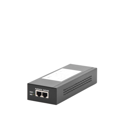 HIKVISION - Inyector Super Hi-PoE / 56 Vcc / 60 Watts / Para Domos HIKVISION PTZ / IP (-AE / DE) / Soporta 802.3 af / at / Para Aplicaciones de CCTV