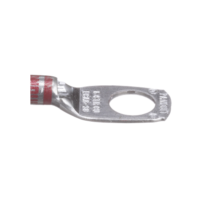 PANDUIT - Zapata de compresión LCA8-38-L, para cal. 8 Awg, Barreno para tornillo prisionero de 3/8, 1 Pz