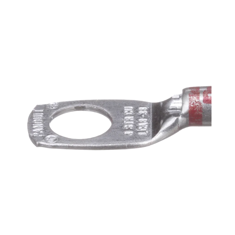 PANDUIT - Zapata de compresión LCB838-L, para cal. 8 Awg, Tambor largo, Barreno para tornillo prisionero de 3/8, 1 Pz