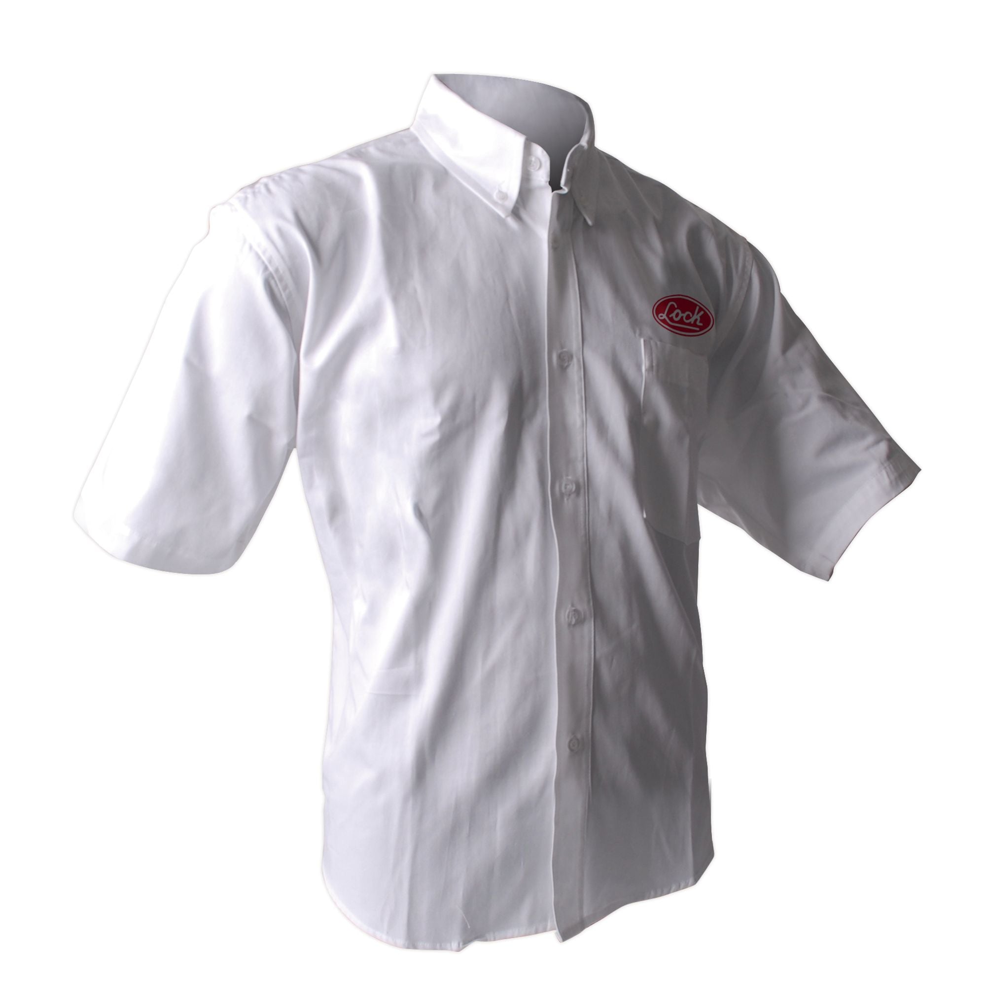Lock - Camisa blanca manga corta M