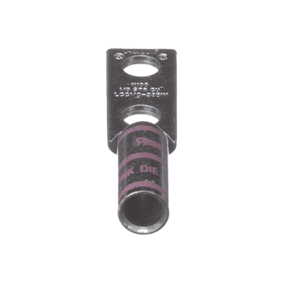 PANDUIT - Zapata de compresión LCC1/0-38DW-X para cal. 1/0 Awg, Doble barreno para tornillo prisionero de 3/8, 1 Pz