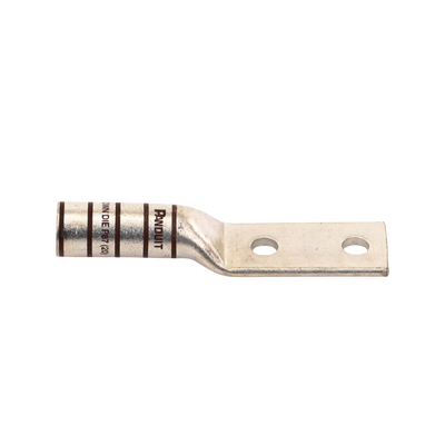 PANDUIT - Zapata de compresión LCC500-12-6 para cal. 500 Kcmil, Doble barreno para tornillo prisionero de 1/2, Espaciado de orificios 44.5mm, 1 Pz