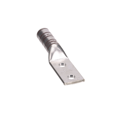 PANDUIT - Zapata de compresión LCC500-12-6 para cal. 500 Kcmil, Doble barreno para tornillo prisionero de 1/2, Espaciado de orificios 44.5mm, 1 Pz
