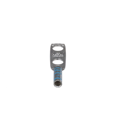 PANDUIT - Zapata de compresión LCC6-38D-L para cal. 6 Awg, Doble barreno para tornillo prisionero de 3/8, Espaciado de orificio 25.4mm, 1 Pz