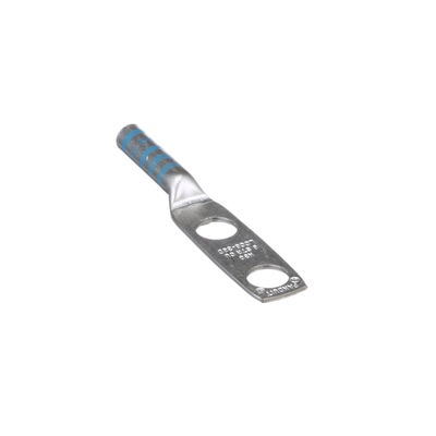 PANDUIT - Zapata de compresión LCC6-38D-L para cal. 6 Awg, Doble barreno para tornillo prisionero de 3/8, Espaciado de orificio 25.4mm, 1 Pz