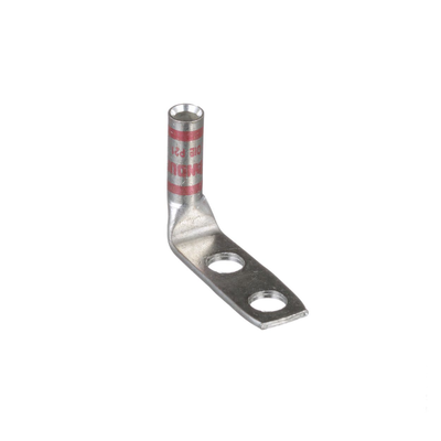 PANDUIT - Zapata de compresión LCC8-14AF-L a 90° grados para cal. 8 Awg, Barreno para tornillo prisionero de 1/4, 1 Pz