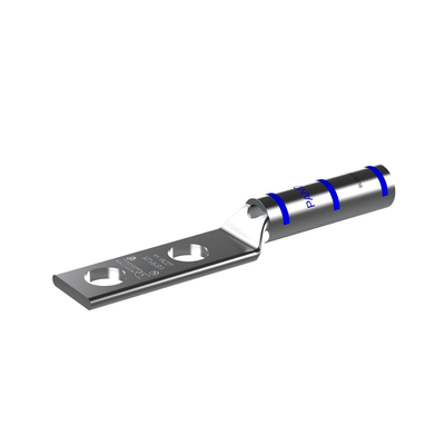 PANDUIT - Terminal Doble Ojillo 1/4" para Cable 6 AWG (16mm entre orificios). 50 Piezas