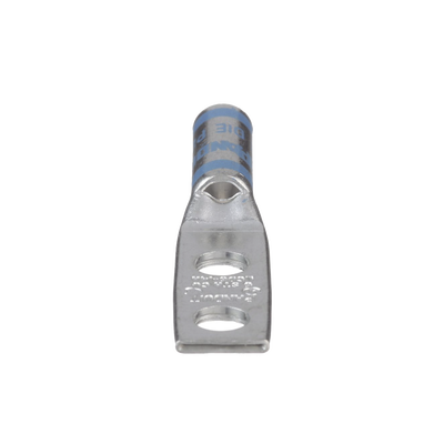 PANDUIT - Zapata de compresión LCD6-14A-L para cal. 6 Awg, Doble barreno para tornillo prisionero de 1/4, Espaciado de orificio 16mm, 1 Pz