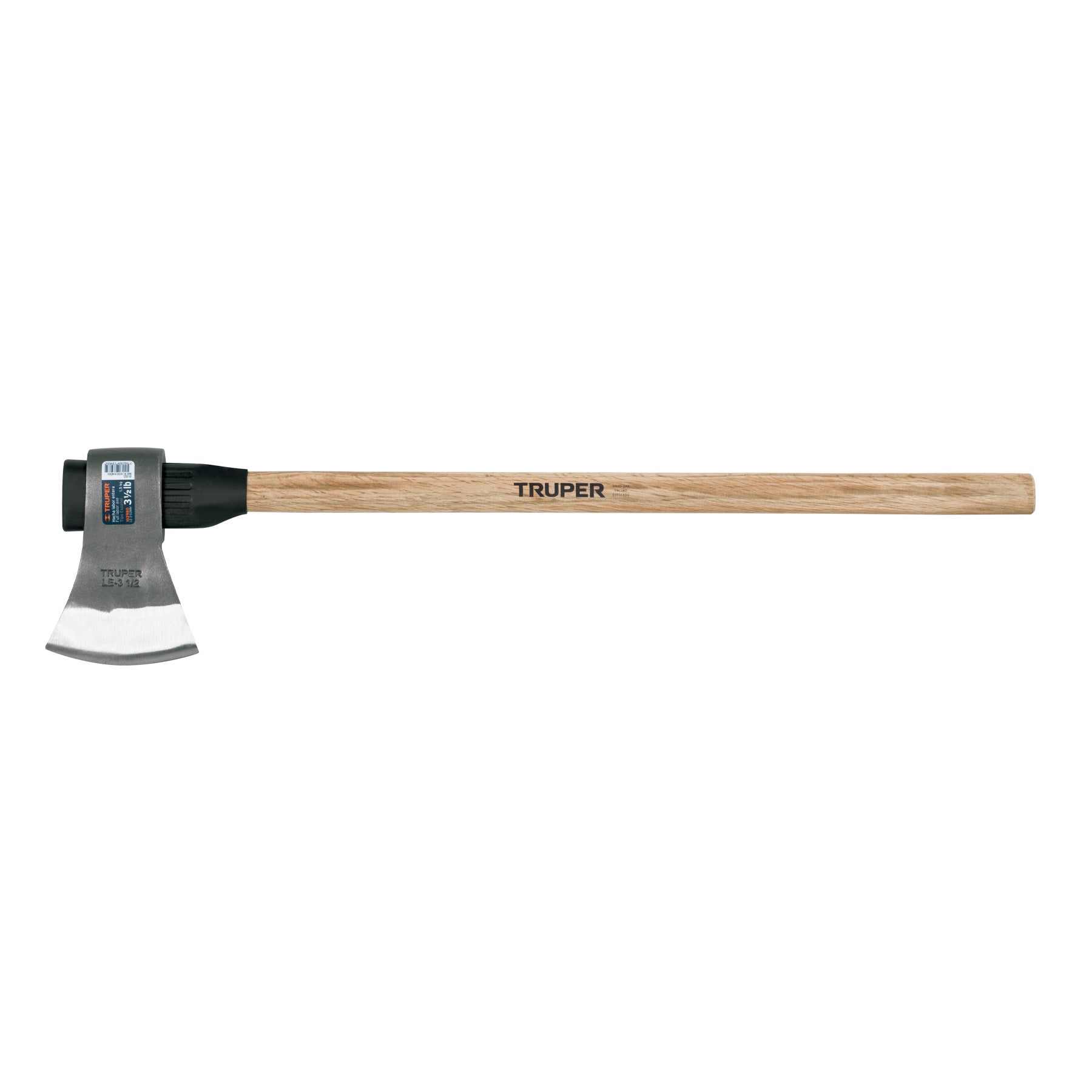 Hacha media labor 3-1/2 lb, mango de madera 36', TRUPER