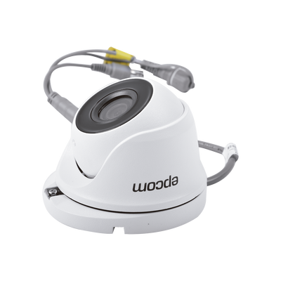 EPCOM - Eyeball TURBOHD 1 Megapixel (720p) / METALICA / Gran Angular 92° / Lente 2.8 mm / IR Inteligente 20 mts / Exterior IP66 / TVI-AHD-CVI-CVBS / dWDR