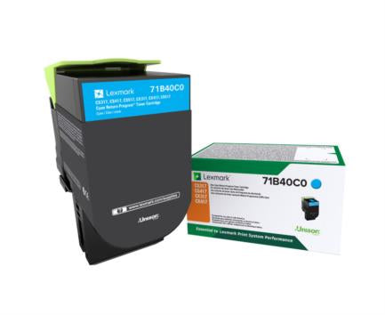 LEXMARK - TONER LEXMARK CYAN ALTO RENDIMIENTO CS317/CX317/CS417/CX417