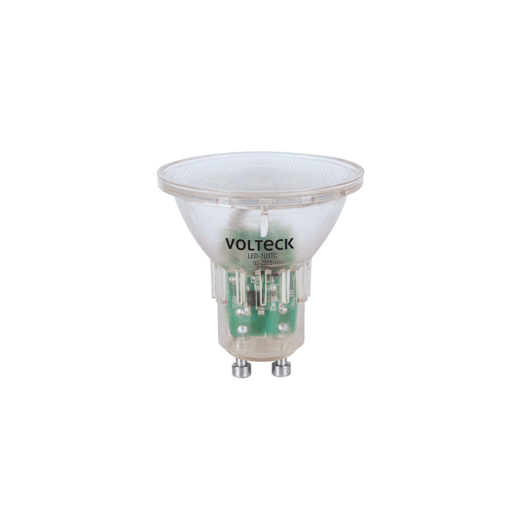 Lampara trans. de LED 3 W MR16 base GU10 luz calida, blister