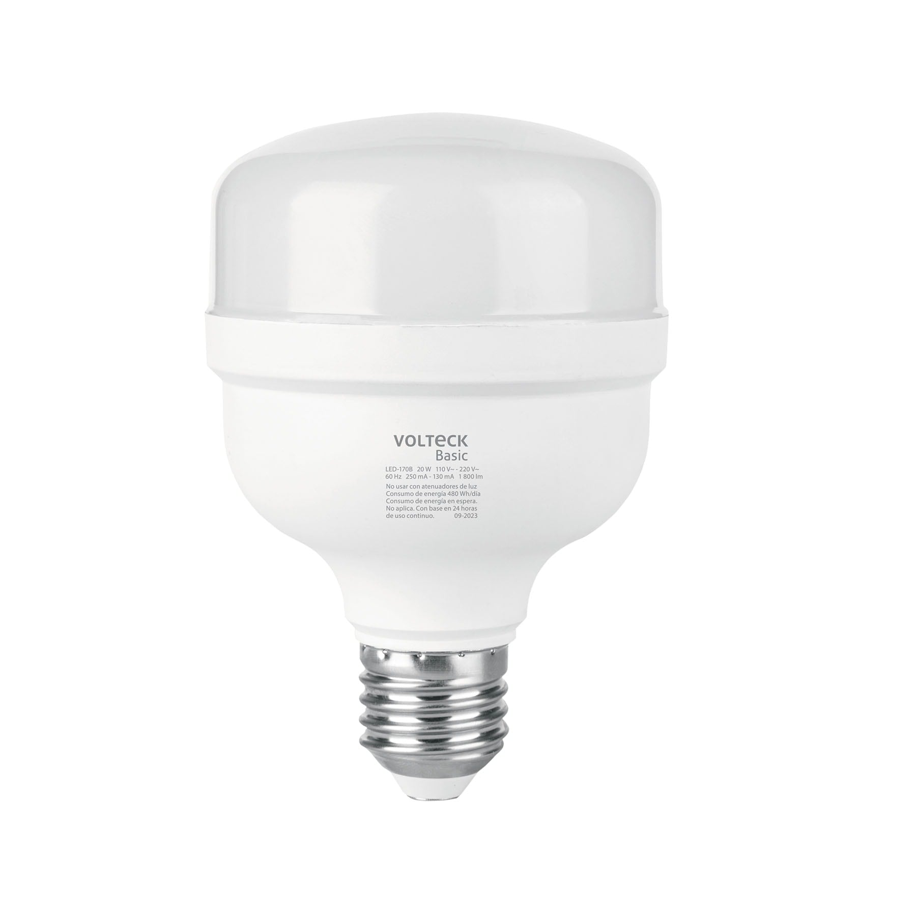 Lampara LED alta potencia 20W (equiv. 170W) luz de dia Basic