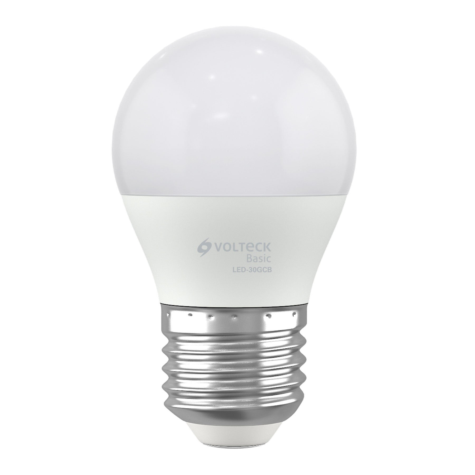 Lampara LED G45 3 W (equiv. 25 W), luz calida, caja, Basic