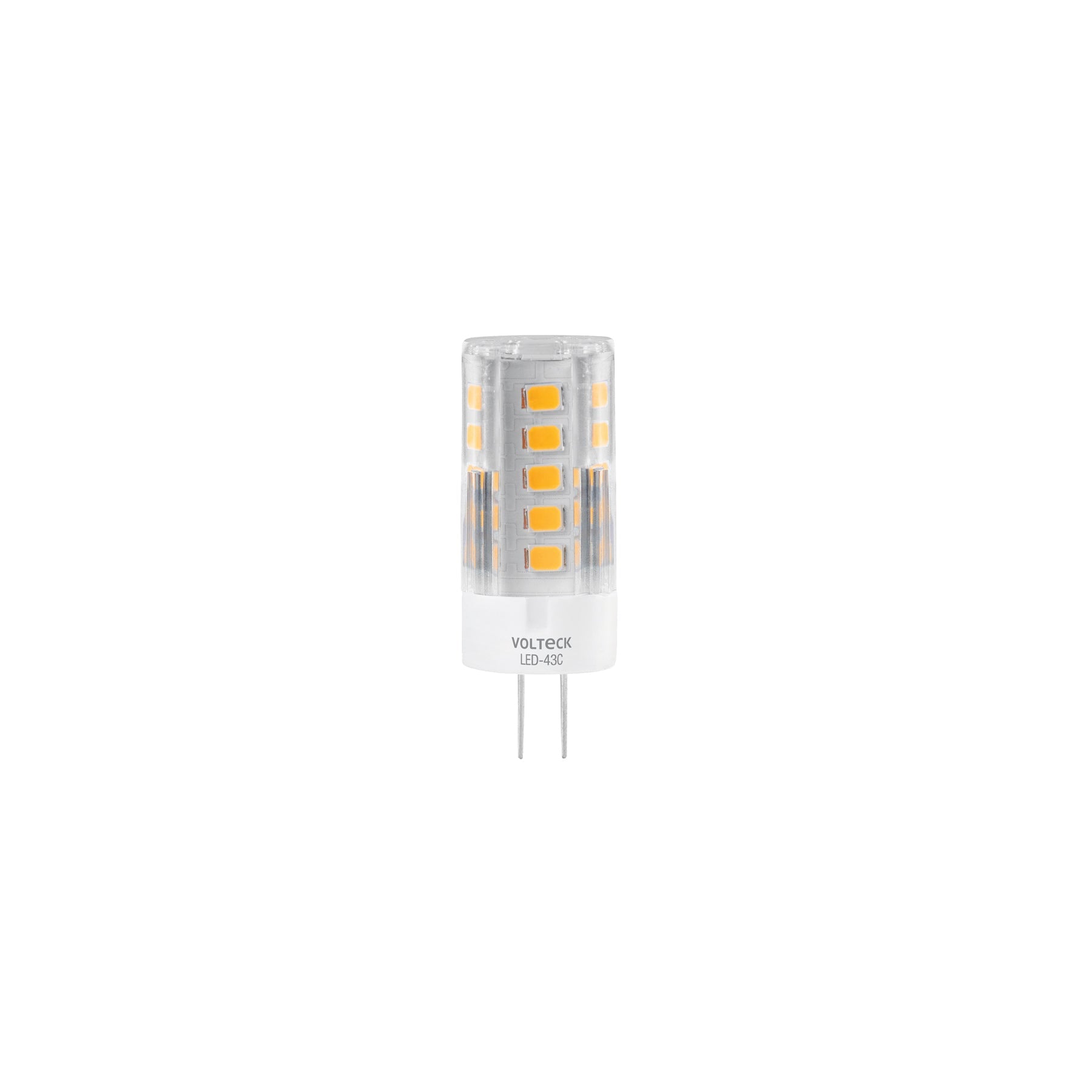 Lampara de LED tipo capsula 3 W base G4 luz calida, blister