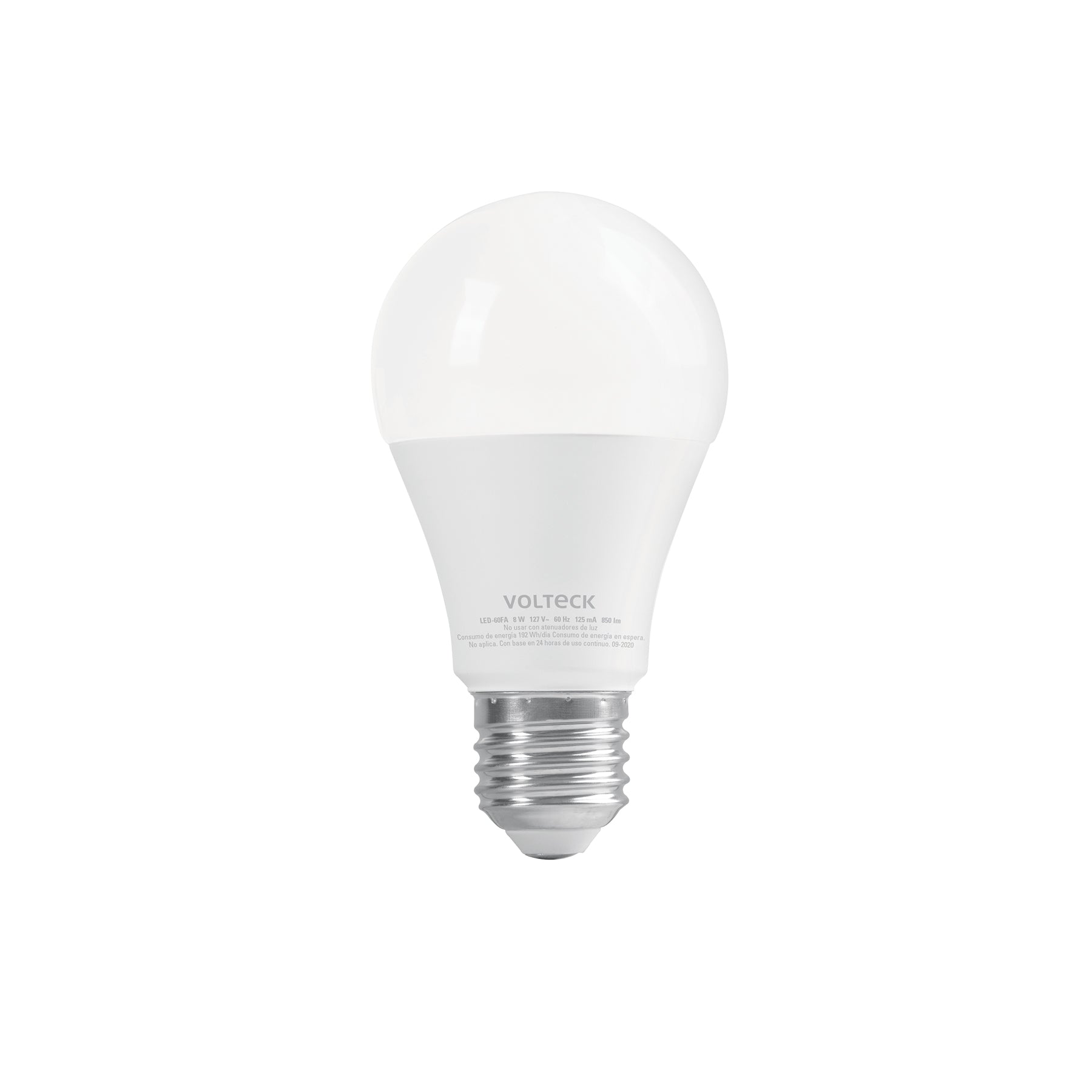 Lampara LED tipo bulbo con 3 niveles de iluminacion, blister