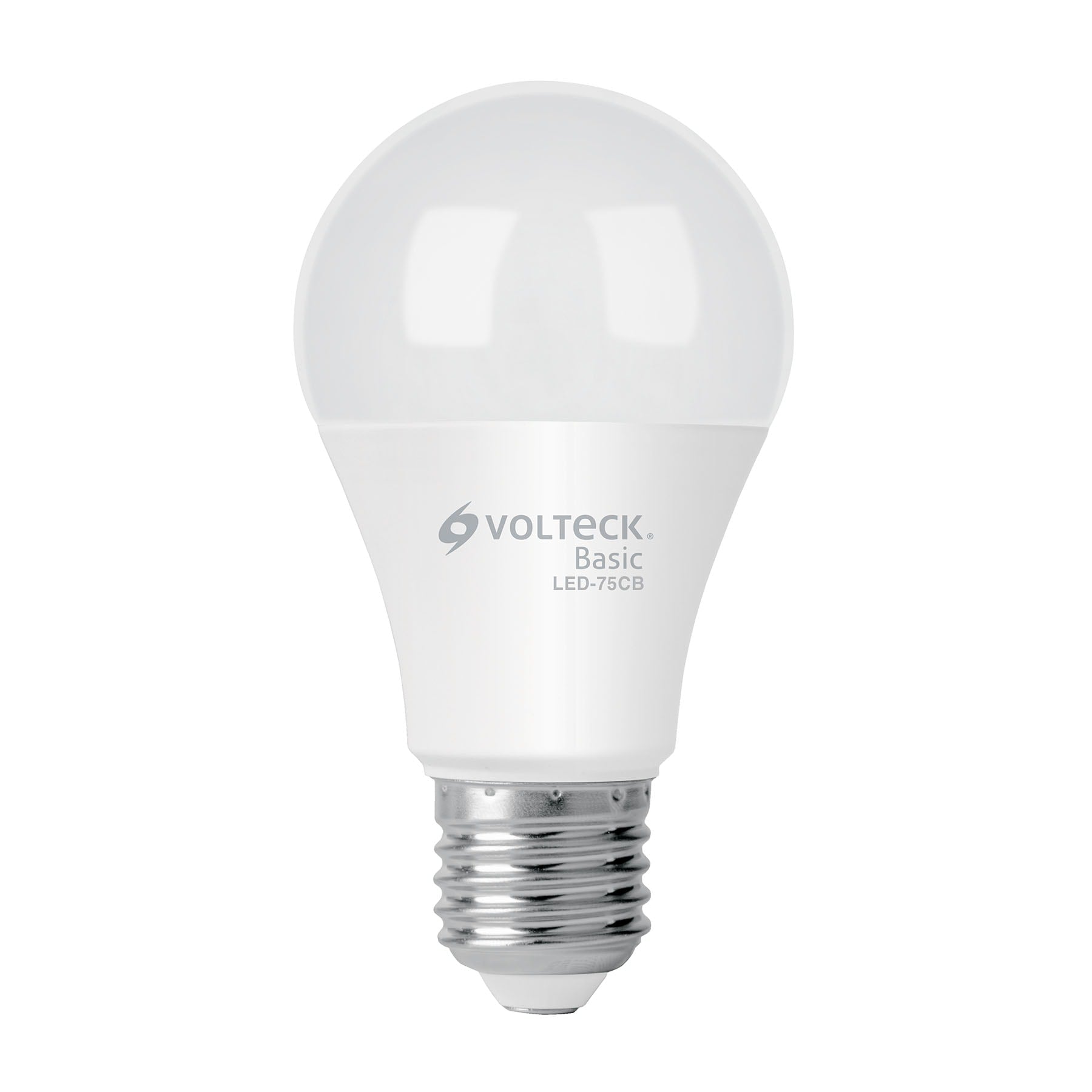 Lampara LED A19 10 W (equiv. 75 W), luz calida, caja, Basic