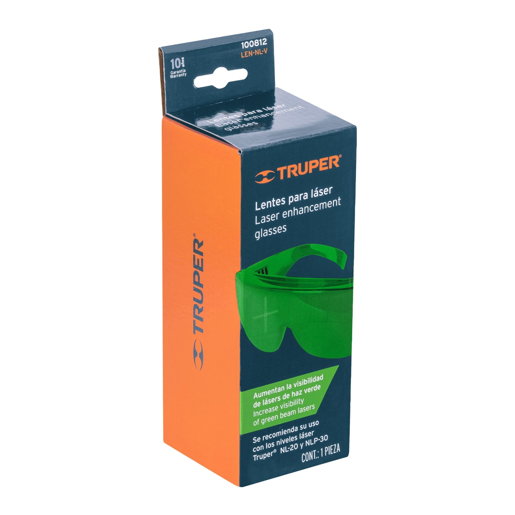 Lentes de seguridad para laser verde, Truper