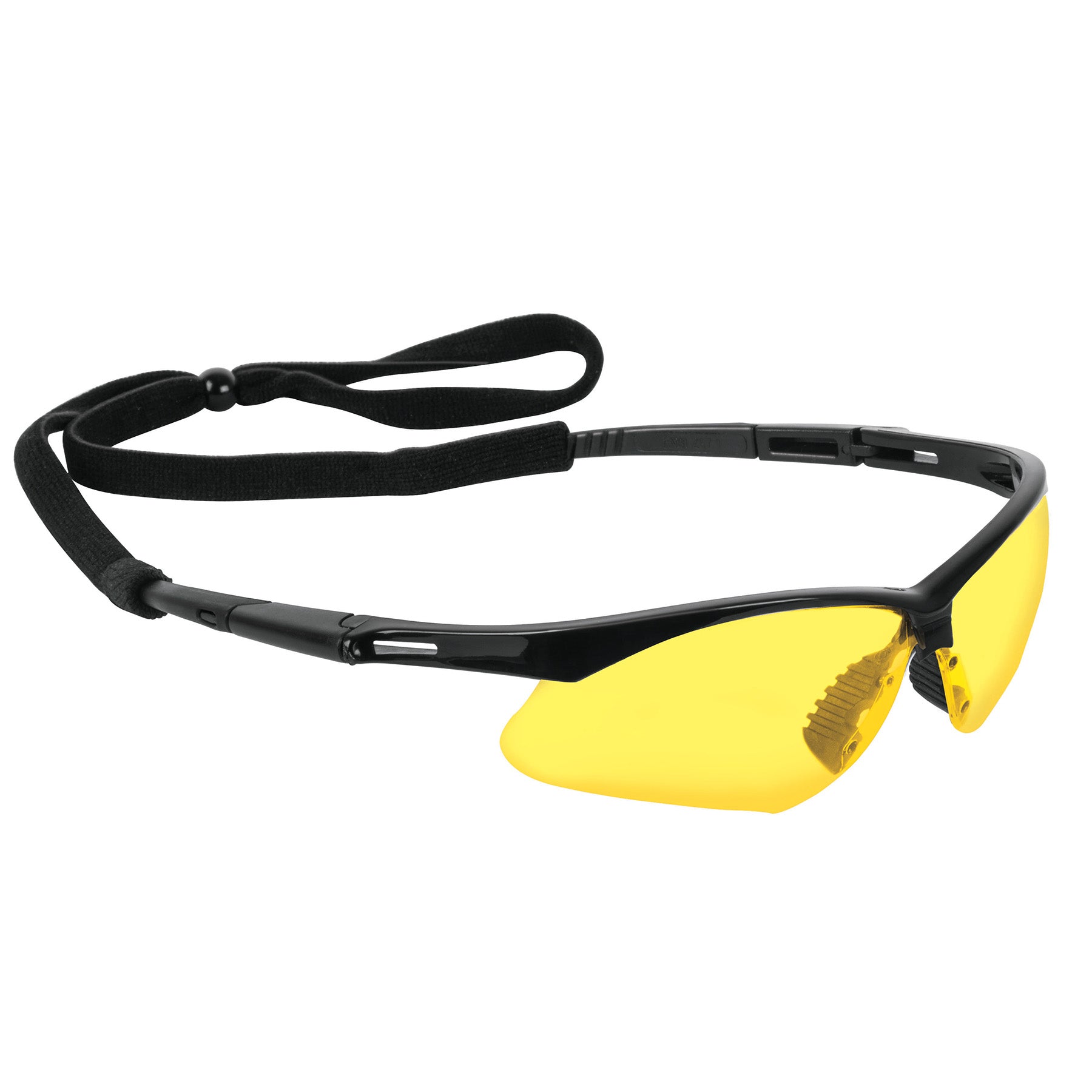 Lentes seguridad ambar antiempa–o c/cordon ajustable, Sport