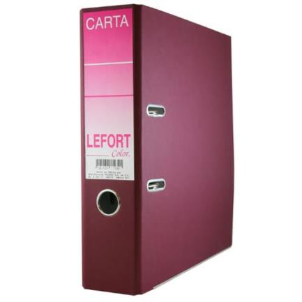 LEFORT - Registrador Lefort 1430 Tamaño Carta Color Vino