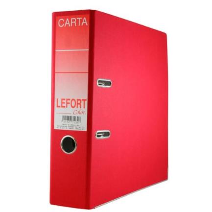 LEFORT - Registrador Lefort 1230 Tamaño Carta Color Rojo