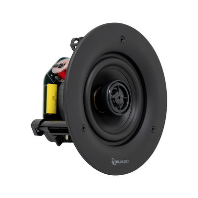 TRUAUDIO - Altavoz de techo de 2 vias | woofer de 4in | Tweeter de 0.5in | 5-50 watts | 8 Ohms