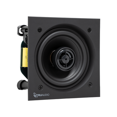 TRUAUDIO - Altavoz de techo de 2 vias | woofer de 4in | Tweeter de 0.5in | 5-50 watts | 8 Ohms