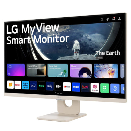 LG ELECTRONICS - Monitor LG 27 pulgadas Myview Smart TV WebOs23 IPS 1920x1080 HDMI USB 1 yr garantia