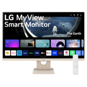 LG ELECTRONICS - Monitor LG 27 pulgadas Myview Smart TV WebOs23 IPS 1920x1080 HDMI USB 1 yr garantia