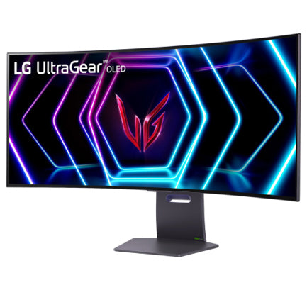 LG ELECTRONICS - Monitor LG OLED 39" UltraGear curvo 800R 3440 x 1440 WQHD 240Hz  DisplayHDR True Black 400R AMD FreeSync