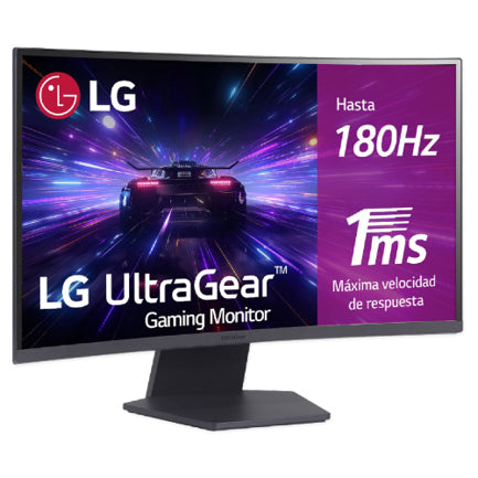 LG ELECTRONICS - Monitor LG UltraGear 27 " QHD 2560 x 1440 VA Display Curvo 180Hz 1ms GtG AMD FreeSync