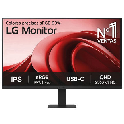 LG ELECTRONICS - Monitor LG 27 pulgadas 27U631A  QHD  100Hz IPS HDMI USD TIPO C