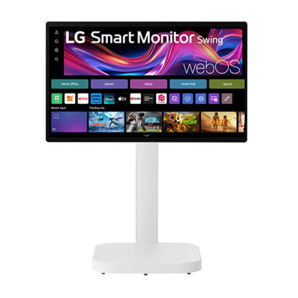 LG ELECTRONICS - Monitor LG Inteligente Swing de 31.5" 4K UHD 3840x2160 IPS con Pantalla Táctil y Soporte Rodante