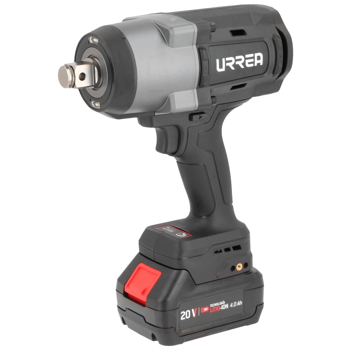 Urrea - Pistola de impacto 3/4 in a batería Litio-ion 20 V, 1300 Nm