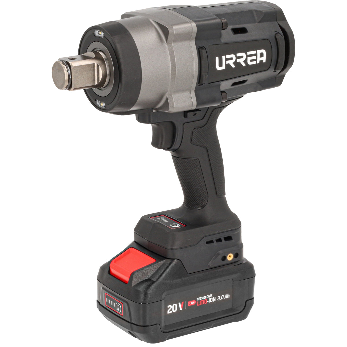 Urrea - Pistola de impacto 1 in a batería Litio-ion 20 V, 1900 Nm