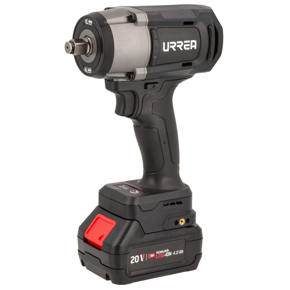 Urrea - Pistola de impacto 1/2 in a batería Litio-ion 20 V, 900 Nm
