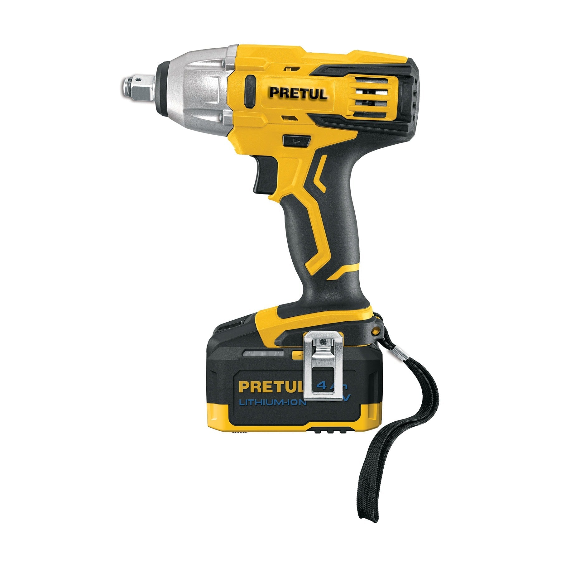 Llave de impacto 1/2', 20V, 155 lb/ft, 1 bateria 4Ah, PRETUL
