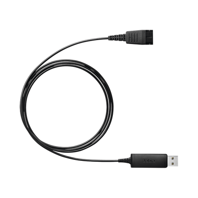 JABRA - Jabra Link 230 adaptador USB a QD, para diademas BIZ1500, BIZ2300 y BIZ2400  (230-09)