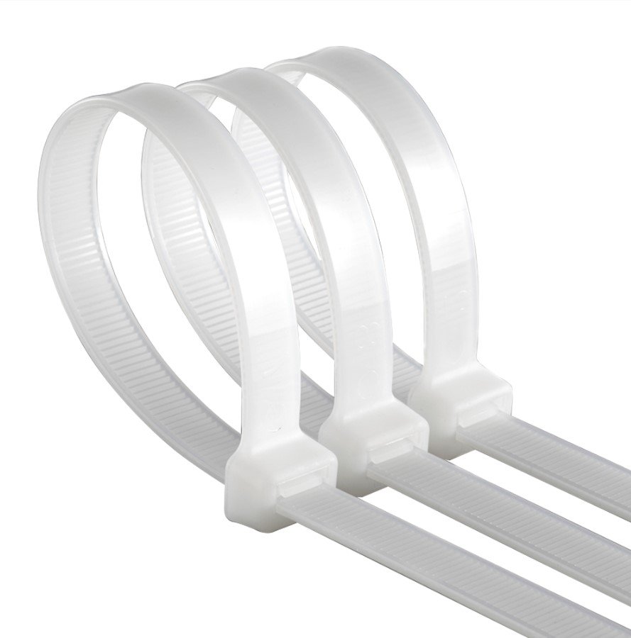 LINKEDPRO - Cinchos de Nylon / PA66 UL / 4.8 × 400 mm / Bloqueo Seguro / 25% Mayor Tracción / 100 Piezas / Uso Interior Exterior