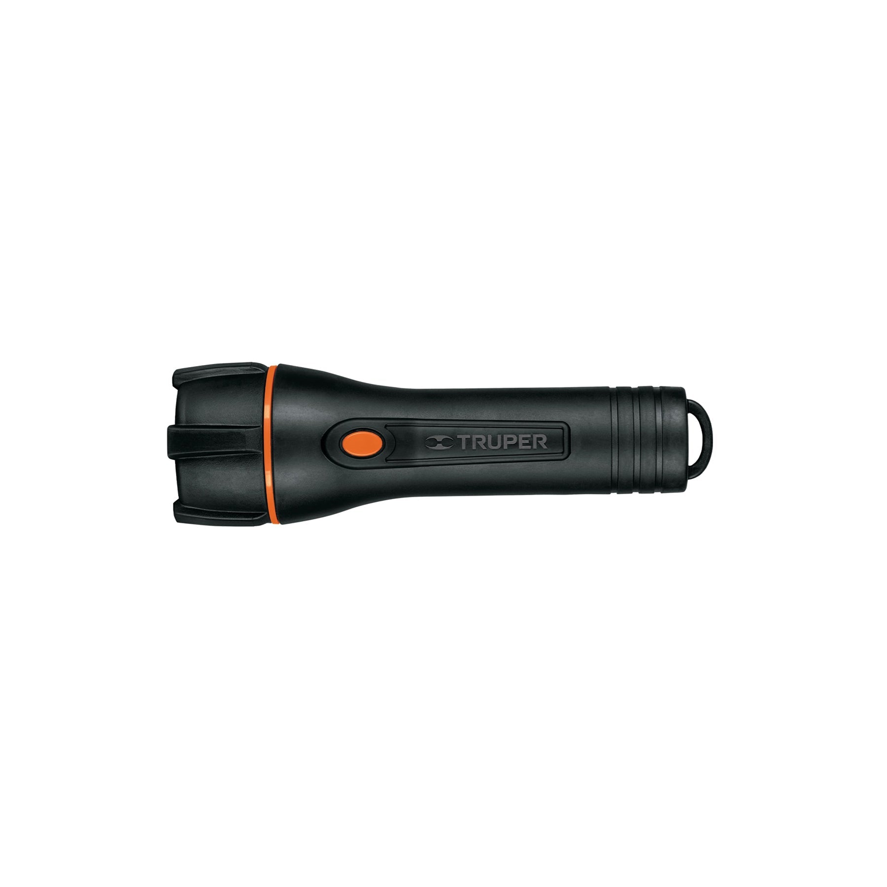 Linterna plastica 1 LED 180 lm con 2 pilas D, Truper