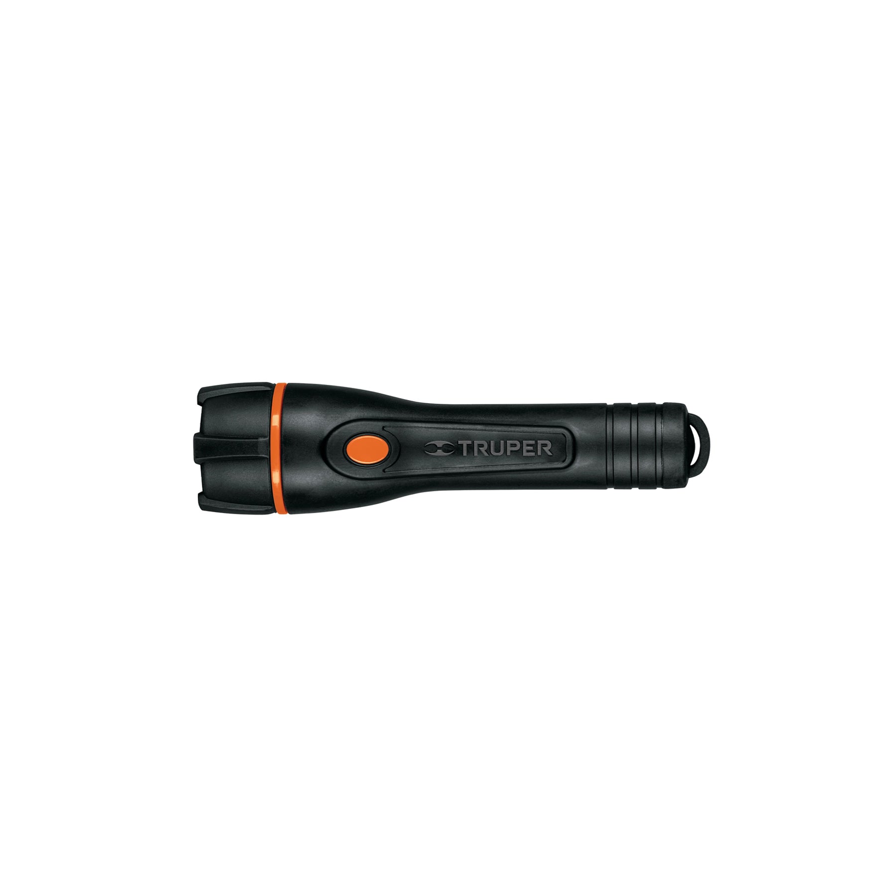 Linterna plastica 1 LED 80 lm con 2 pilas AA, Truper