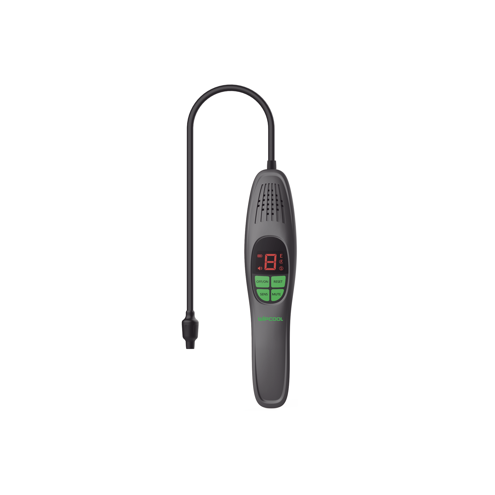 EPCOM - Detector de Fugas de Refrigerante LKF2 / Sensor con Diodo Calentado / Pantalla LCD / Detección ≤3 g/año / Tiempo Reacción ≤3 segundos / Sonda Flexible 420 mm / Batería AA 7 horas