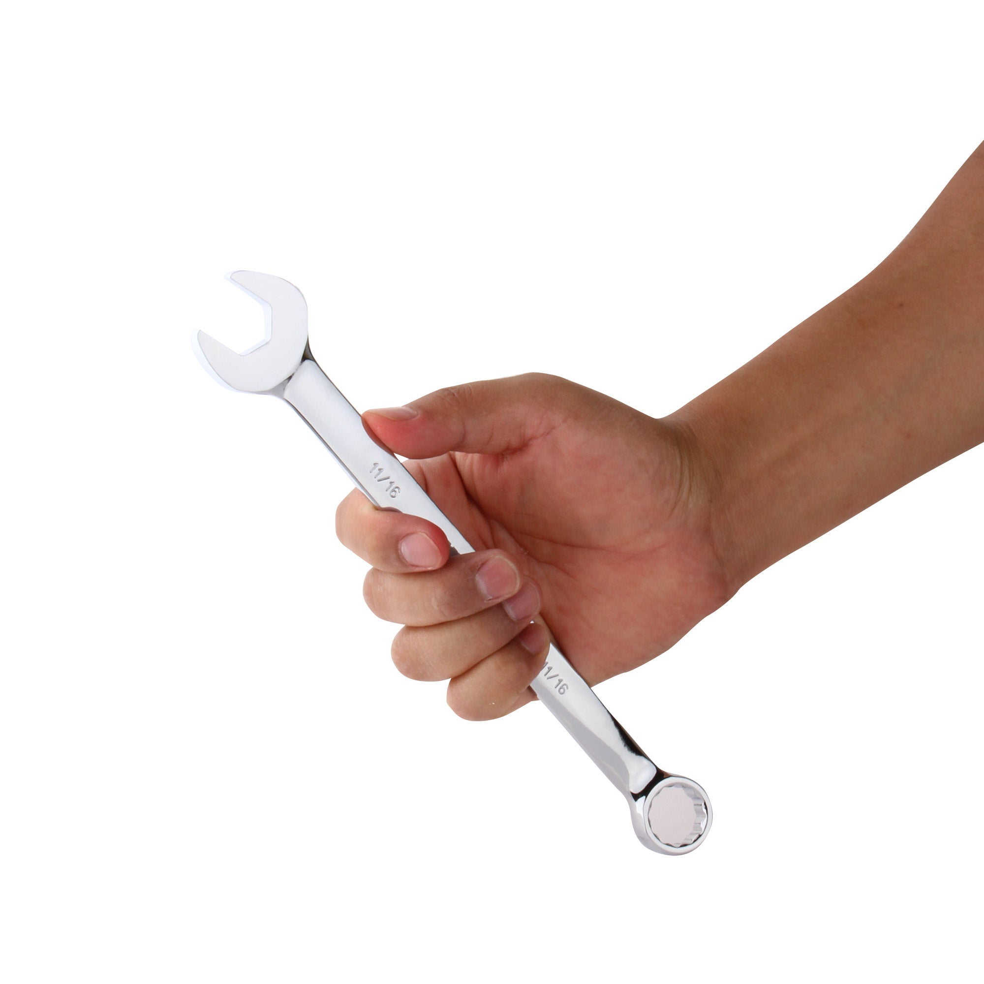 Llave combinada estándar 11/16” cromo vanadio