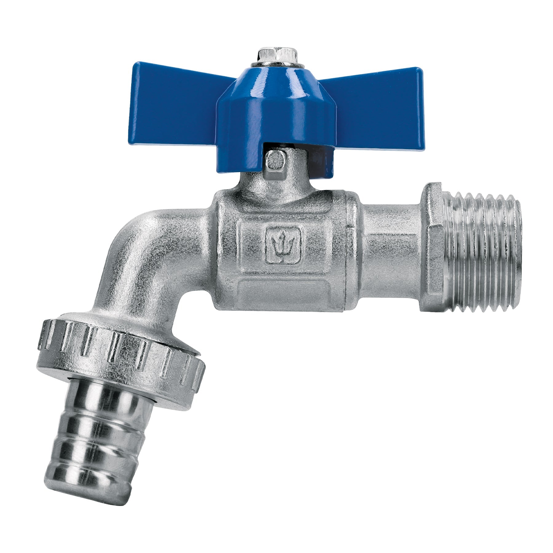 Llave de esfera c/maneral corto, laton, 130gr, 1/2', Foset