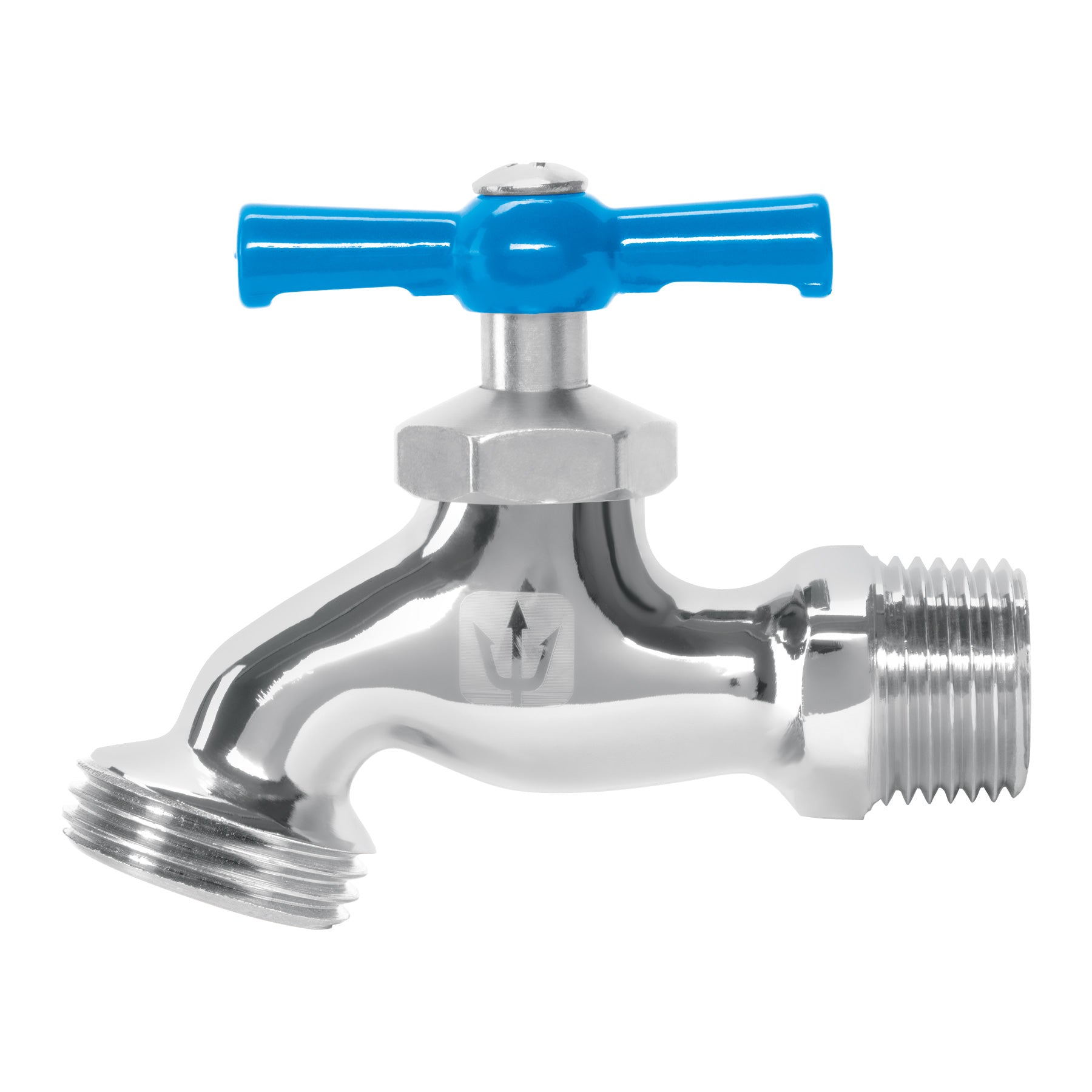 Llave p/manguera, de laton cromado, 130g, 1/2',granel, FOSET