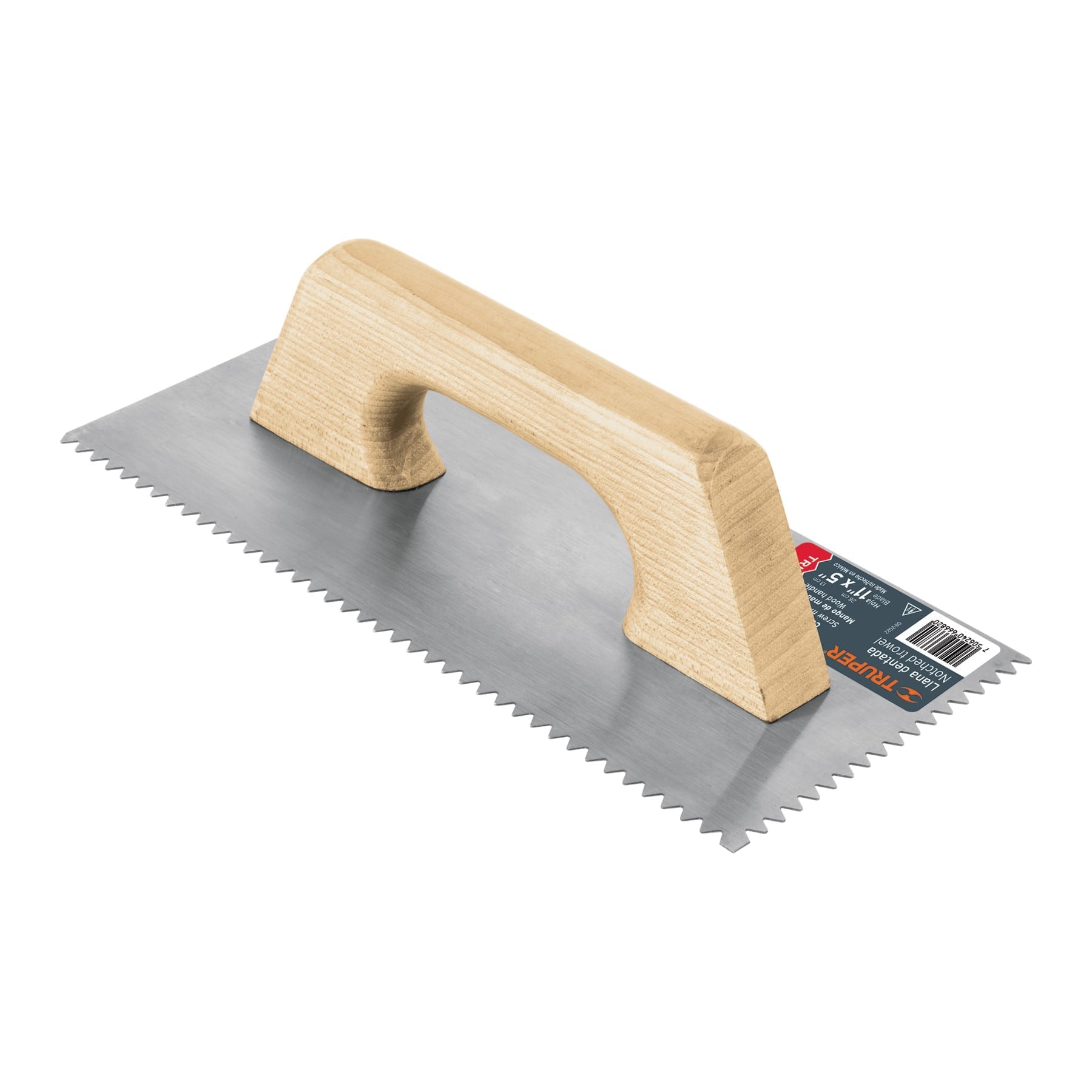 Llana 11' dentado triangular, tipo espa–ol, mgo madera